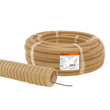 Труба гофрированная TDM ПВХ d25 с зондом (25 м) легкая "ЭКО" (сосна) /мин.пар.25м Труба гофрированная TDM ПВХ d25 с зондом (25 м) легкая "ЭКО" (сосна) /мин.пар.25м