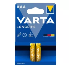 Батарейка VARTA Longlife AAА LR03  Alkaline BL 2 2/20/100