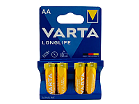 Батарейка VARTA Longlife AA LR6  Alkaline BL 4 4/40/200