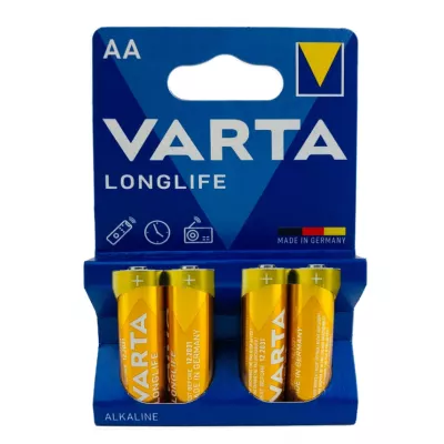 Батарейка VARTA Longlife AA LR6  Alkaline BL 4 4/80/400 К