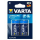 Батарейка VARTA Longlife C/LR14 BL2 2/20/200 К