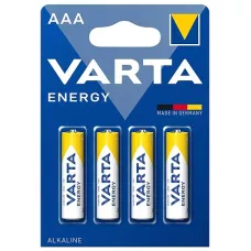 Батарейка VARTA ENERGY LR03 AAA Alkaline BL4 4/40/200 К Батарейка VARTA ENERGY LR03 AAA Alkaline BL4 4/40/200 К