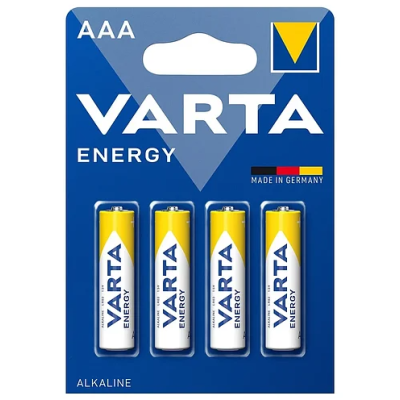 Батарейка VARTA ENERGY LR03 AAA Alkaline BL4 4/40/200 К