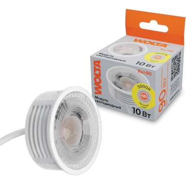 Светодиодный модуль WOLTA WDL-MR16-220V10W3K-LC с линзой 10Вт 3000K