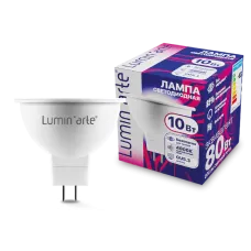 LUMIN'ARTE Лампа светодиодная LSTD-MR16 10Вт 4000K GU5.3 10/100
