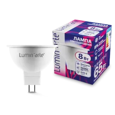 LUMIN'ARTE Лампа светодиодная LSTD-MR16 8Вт 4000K GU5.3 10/100