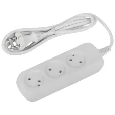 Удлинитель ЭРА Россия UDL-10-315 Greenline 3 розетки без заземления 1,5м ПВС 2x0.75мм2