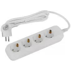 Удлинитель ЭРА Россия UDL-16-415-E Greenline 4 розетки с заземлением 1,5м ПВС 3x1мм2
