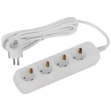 Удлинитель ЭРА Россия UDL-16-430-E Greenline 4 розетки с заземлением 3м ПВС 3x1мм2