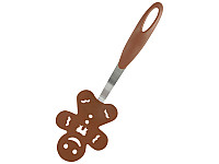 Лопатка для блинов декоративная "Пряничный человечек" PT-Gingerbread, 27*9,3 см (сталь, нейлон)