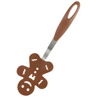Лопатка для блинов декоративная "Пряничный человечек" PT-Gingerbread, 27*9,3 см (сталь, нейлон) 2/24