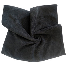 Набор салфеток из микрофибры 30х30см "Black" 3 шт