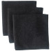 Набор салфеток из микрофибры 30х30см "Black" 3 шт Набор салфеток из микрофибры 30х30см "Black" 3 шт
