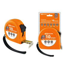 Рулетка, длина 10 м, стальная лента, ширина 25 мм, прорезиненное покрытие, магнит, "Рубин" TDM 6/36 Рулетка, длина 10 м, стальная лента, ширина 25 мм, прорезиненное покрытие, магнит, "Рубин" TDM 6/36