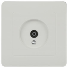 Розетка TV одиночная, IP20, 7-301-01 Intro СУ Style  белый 10/200