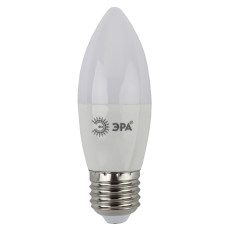 ЭРА Лампа светодиодная QX ЭКО LED-9 Ват-В35-2700K-E27 (арт.B35-10W-827-E27) 3/10/100