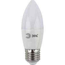 ЭРА Лампа светодиодная QX LED-6 Ват-В35-4000K-E27 (арт.B35-7W-840-E27) 2/10/100