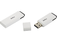 Netac USB 2.0 флеш-диск 128GB U185 с индикатором White/Белый