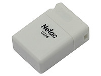 Netac USB 2.0 флеш-диск 16GB U116 mini White/Белый