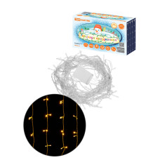 Гирлянда светодиодная "Занавес" 1,5х1,5 м, 168LED, белый тёплый, 8 режимов, 250 В, IP20, TDM