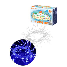 Гирлянда светодиодная "Самоцветы" 100LED, 2 м, синий, USB, IP20, TDM