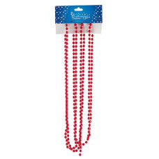 Бусы "Блеск" диаметр 7мм, длина 2,7м, цвет - красный 24/144 Бусы "Блеск" диаметр 7мм, длина 2,7м, цвет - красный 24/144