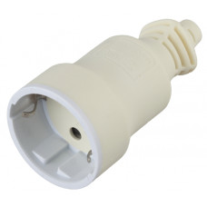 Кабельная розетка ЭРА R4(W) с/з 16A, прямой ввод, белая /10 Кабельная розетка ЭРА R4(W) с/з 16A, прямой ввод, белая /10