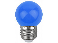 ЭРА Лампа светодиодная LED 4SMD Р45-1W-E27  ERABL45 (диод. шар синий) СТАНДАРТ