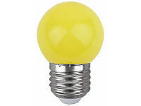 ЭРА Лампа светодиодная LED 4SMD Р45-1W-E27  ERAYL45 (диод. шар, желтый) СТАНДАРТ