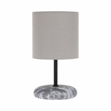 Настольный светильник с абажуром LEEK TL HELEN 03 DARK GREY E14 60Вт 120х120х210мм, темно-серый