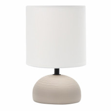 Настольный светильник с абажуром LEEK TL MARLEY 01 Beige E14 60Вт 120х120х210мм, бежевый