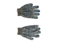 Перчатки Х/Б с ПВХ покрытием из 4-х нитей 10 кл вязки БЕЗ МАРКИРОВКИ