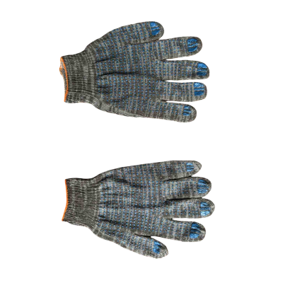 Перчатки Х/Б с ПВХ покрытием из 4-х нитей 10 кл вязки БЕЗ МАРКИРОВКИ