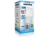 Smartbuy Лампа светодиодная LED A60 15Вт 4000К Е27 1/100