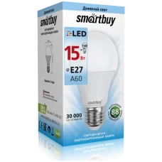 Smartbuy Лампа светодиодная LED A60 15Вт 4000К Е27 3/100