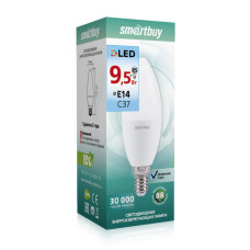 Smartbuy Лампа светодиодная LED C37 9,5Вт 4000К Е14 3/100