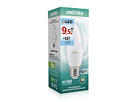 Smartbuy Лампа светодиодная LED C37 9,5Вт 4000К Е27 1/100