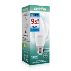 Smartbuy Лампа светодиодная LED C37 9,5Вт 6000К Е27 3/100