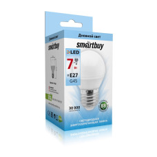 Smartbuy Лампа светодиодная LED G45 7Вт 4000К Е27 /от 5шт Smartbuy Лампа светодиодная LED G45 7Вт 4000К Е27 /от 5шт