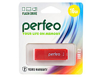 Perfeo USB флэш-диск 16GB C04 Red 10/100