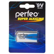 Батарейка PERFEO 6LR61/1BL Super Alkaline 1/20/120 Батарейка PERFEO 6LR61/1BL Super Alkaline 1/20/120