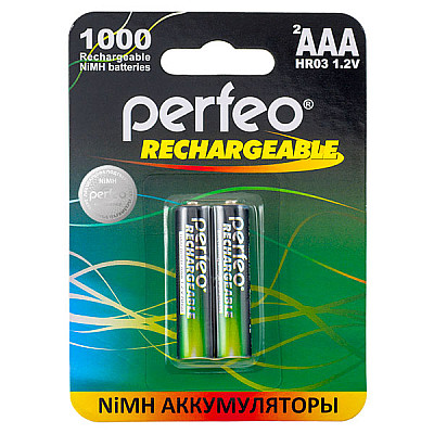 Аккумулятор PERFEO АAA1000mAh/2BL /60