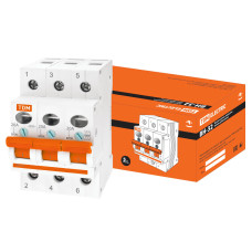 Выключатель нагрузки (мини-рубильник) TDM ВН-32 3P 20A 4/40 Выключатель нагрузки (мини-рубильник) TDM ВН-32 3P 20A 4/40