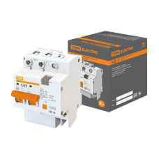 Авт. выкл. дифференциального тока TDM АД-2 2Р 63А 30мА 3/30 ЦЕНА ▼