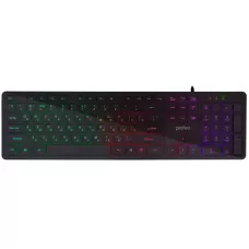 Клавиатура проводная Perfeo "BRIGHT", GAME DESIGN, низкие кн., подсветка, USB, чёрный /30 Клавиатура проводная Perfeo "BRIGHT", GAME DESIGN, низкие кн., подсветка, USB, чёрный /30