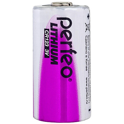 Батарейка PERFEO CR123/5SH Lithium 10/50