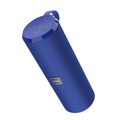 hoco Bluetooth-колонка BS33, MP3, microSD, мощность 10 Вт, 1200 mAh, IPX5, синяя 1/30 hoco Bluetooth-колонка BS33, MP3, microSD, мощность 10 Вт, 1200 mAh, IPX5, синяя 1/30