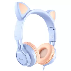 hoco наушники полноразмерные с микрофоном W36 CAT, светло-голубой, 3,5 мм, 1,2 метр 1/30 hoco наушники полноразмерные с микрофоном W36 CAT, светло-голубой, 3,5 мм, 1,2 метр 1/30