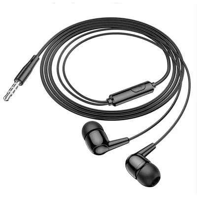 hoco наушники внутриканальные с микрофоном M97 черный 1/420