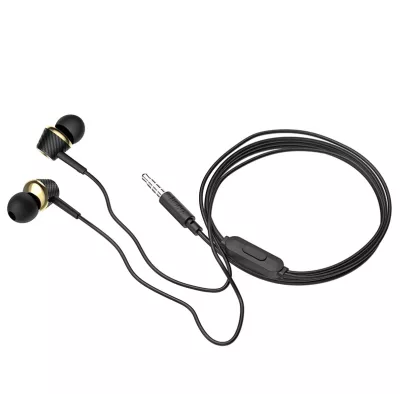 hoco наушники внутриканальные с микрофоном M70 черный 1/21/210